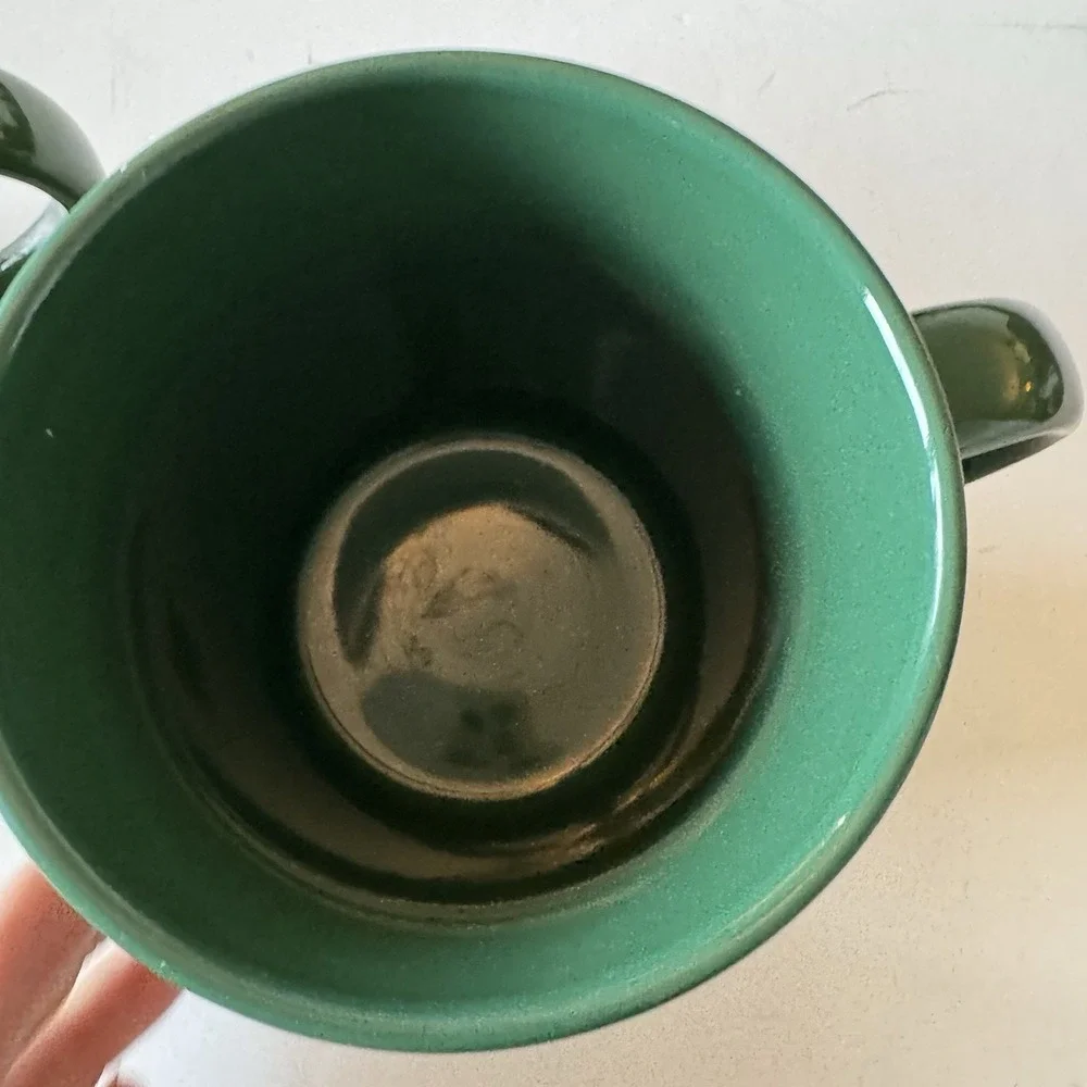 Starbucks 2022 Coffee Mugs Set Of 2 Marbled Green 15 oz Grande Ceramic Mermaid